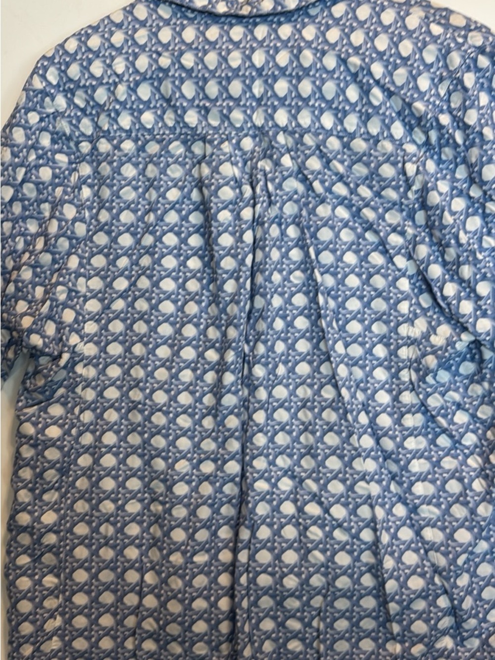 PIYAMA Peta Cornflower Blue Sleep Set - Relaxed Button-Front Pajama Top & Shorts - Picture 6 of 9